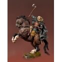 Viking on horseback, 850 A.D.